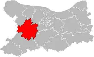 Locatie van het kanton