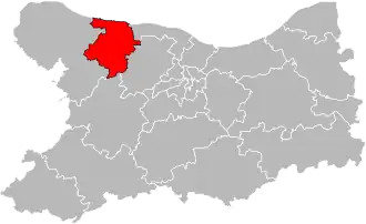 Locatie van het kanton