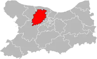 Locatie van het kanton