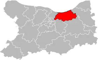 Locatie van het kanton