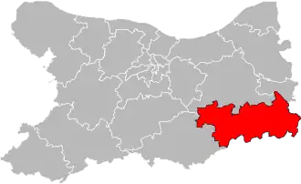 Locatie van het kanton