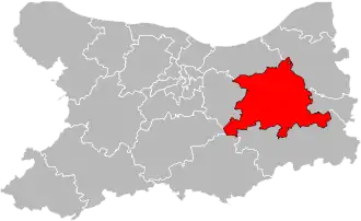 Locatie van het kanton