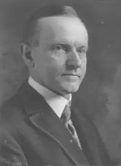 President Calvin Coolidge uit Massachusetts Republikeinse Partij