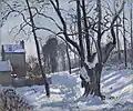 Neige à Louveciennes, 1872, Camille Pissarro