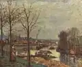 Camille Pissarro, La Seine à Port-Marly, le lavoir (Musée d'Orsay, Parijs)