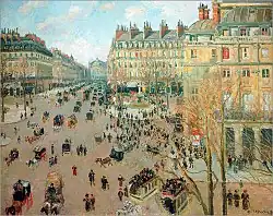 Place du Théâtre-Français - invloed van de zon