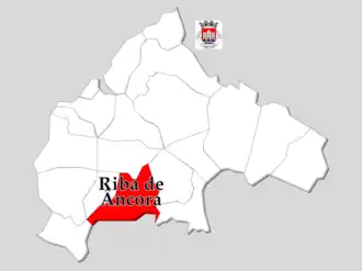 Kaart van Riba de Âncora