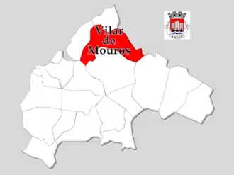 Kaart van Vilar de Mouros