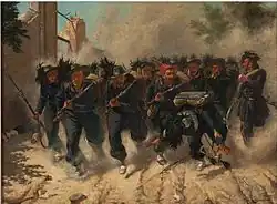 The Infantry at Porta Pia (1870s)