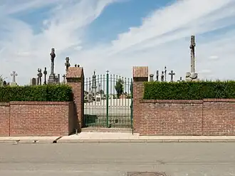 Toegang tot de begraafplaats