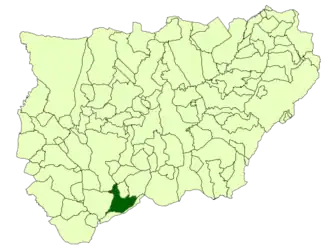 Kaart van Campillo de Arenas