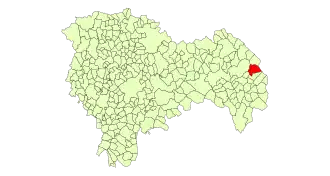 Kaart van Campillo de Dueñas