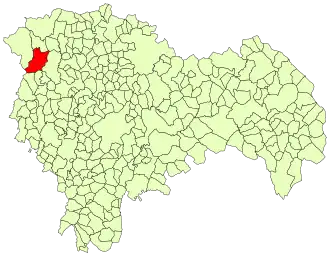 Kaart van Campillo de Ranas