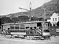 Tram in Camps Bay (omstreeks 1912)