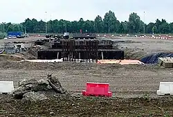 Overzicht bouwput naar het zuiden (2009)