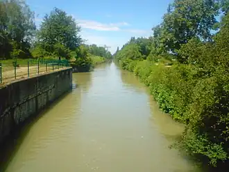 Het kanaal bij Saint-Louis