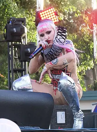 Candy tijdens Los Angeles Pride (2017)