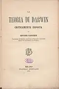 La teoria di Darwin, 1880