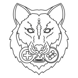 Het logo van huis Canidae.