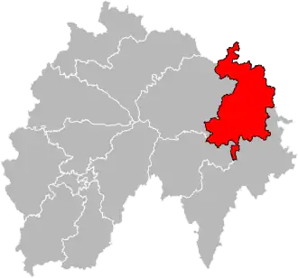 Locatie van het kanton