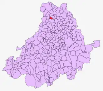 Kaart van Cantiveros