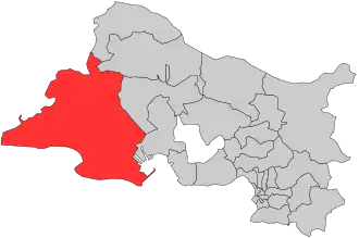 Locatie van het kanton