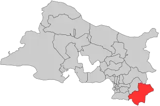 Locatie van het kanton