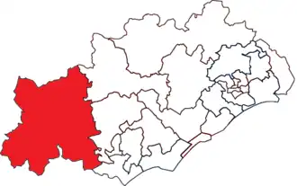 Locatie van het kanton