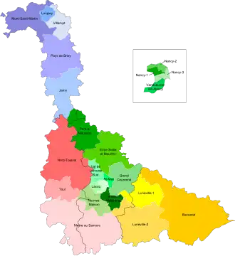 Kantons van Meurthe-et-Moselle van 22 maart 2015