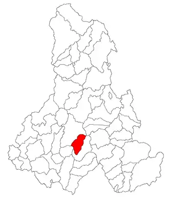 Kaart van Căpâlnița