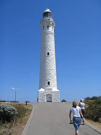 De vuurtoren van Kaap Leeuwin