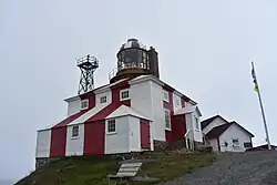 De vuurtoren van Cape Bonavista, het eindpunt van Route 235