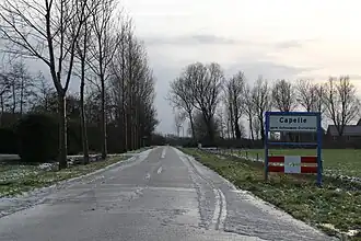 Plaatsnaambord voormalig gehucht Capelle