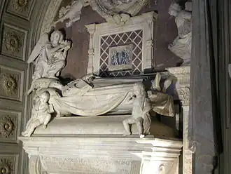 Tombe te Florence, gebeeldhouwd door Antonio Rossellino