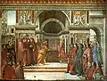 Domenico Ghirlandaio: De aankondiging aan Zacharias
