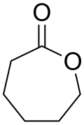 Structuurformule van ε-caprolacton