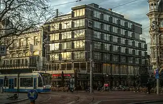 Het Caransahotel, gezien vanaf de Utrechtsestraat, december 2012