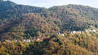 Zicht op Carcheto-Brustico