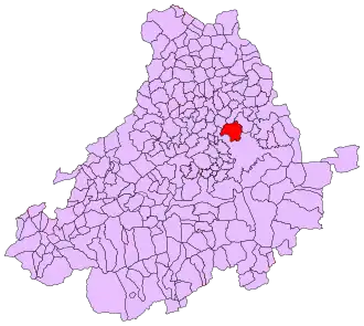 Kaart van Cardeñosa