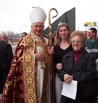 Bisschop Adam Joseph Maida (1983-1990), kardinaal in 1994