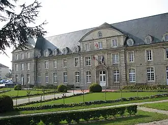 Het gemeentehuis te Carentan