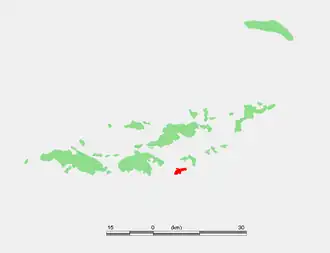 Kaart van Norman Island