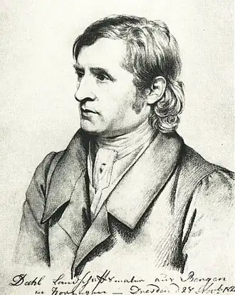 Carl Christian Vogel von Vogelstein: Johan Christian Clausen Dahl (1823)
