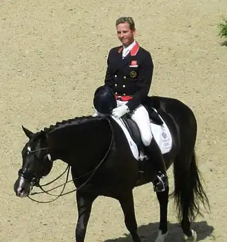 Carl Hester tijdens de Olympische Zomerspelen van 2012