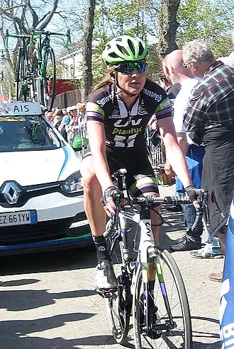 Carlee Taylor in de Waalse Pijl 2016