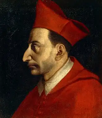 Portret van Carolus Borromeus (1575/99), Ambrogio Figino, Pinacoteca Ambrosiana