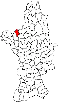 Kaart van Cârlogani