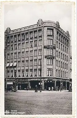 Hotel Carlton nov architecten Ed. Bilmeyer, Claes, Blockx, Jos De Langhe