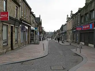 Het centrum van Carluke
