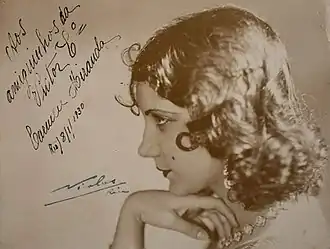 Gesigneerde foto van Carmen Miranda (1930)